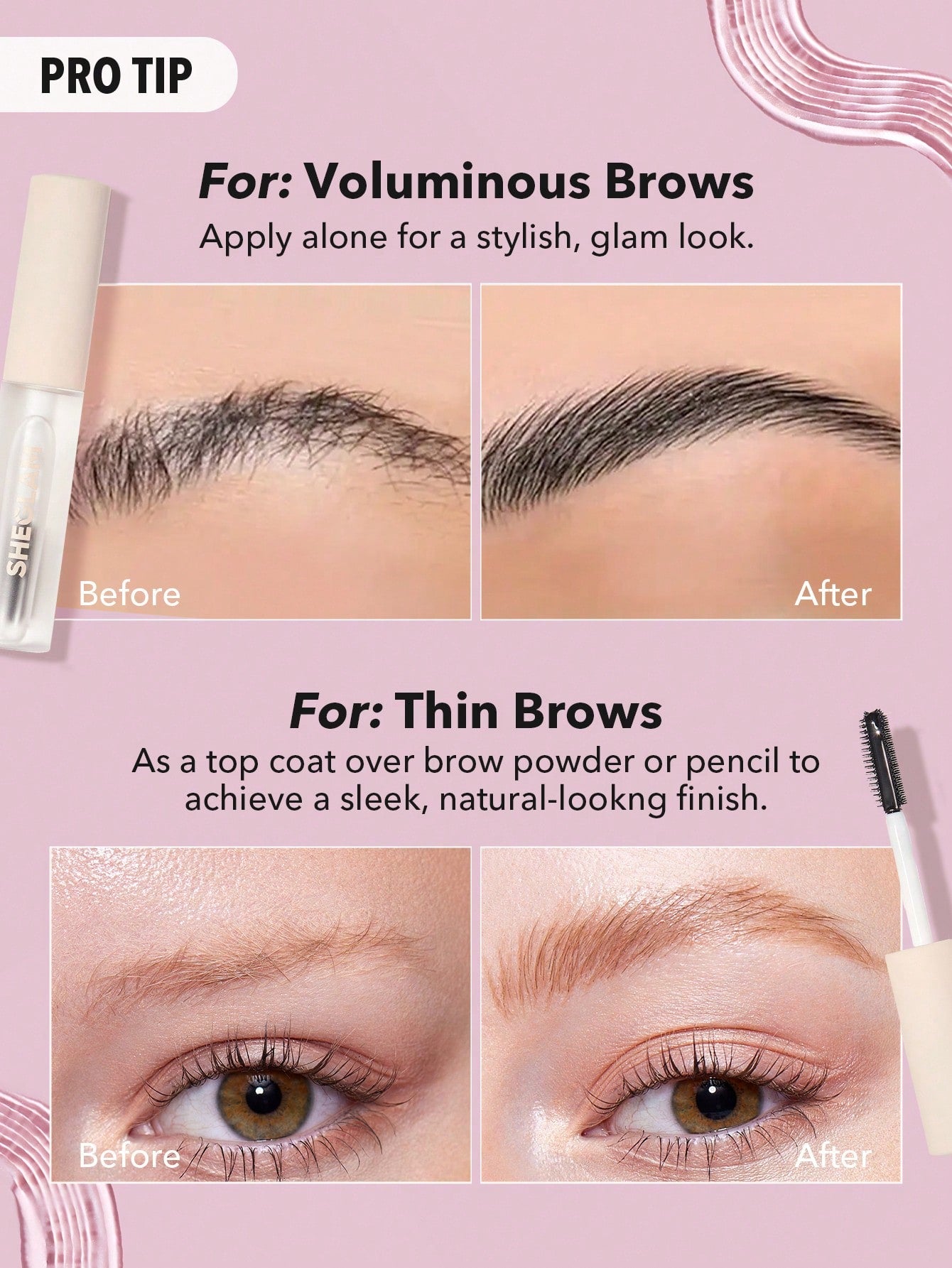 Gel fijador de cejas Sheglam Set Me Up Brow Gel