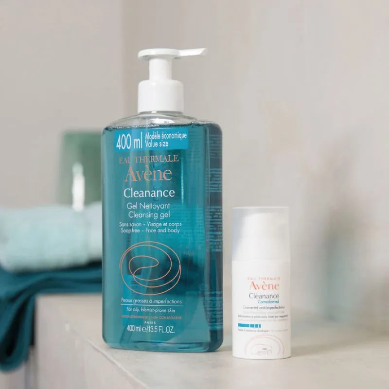 Gel limpiador piel grasa con imperfecciones Avène Cleanance 400ml