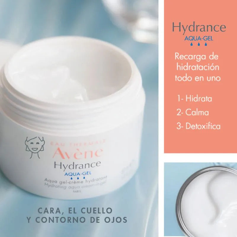 Gel hidratante pieles mixtas a grasas Avène Hydrance Aqua-Gel 50ml