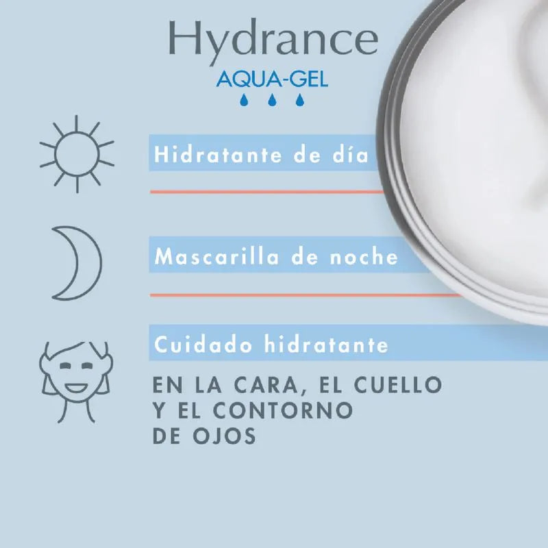 Gel hidratante pieles mixtas a grasas Avène Hydrance Aqua-Gel 50ml