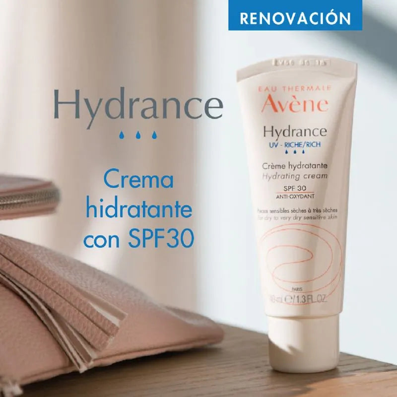 Crema hidratante pieles secas a muy secas Avène Hydrance UV - Riche SPF30 40ml