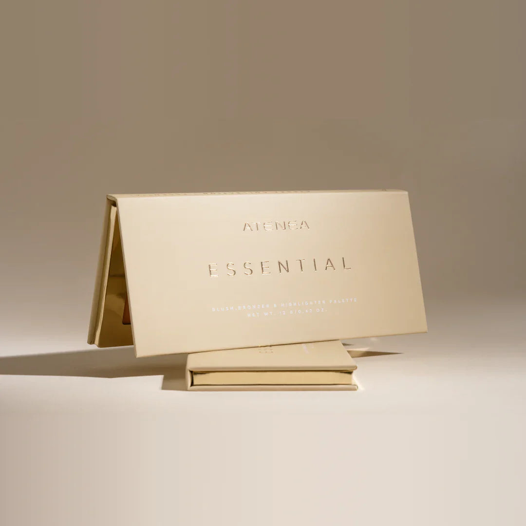 Paleta Facial Essential rubor, iluminador y contorno Atenea Essential
