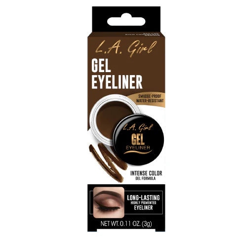 Delineador de Ojos en Gel L.A Girl Rich Chocolate Brown