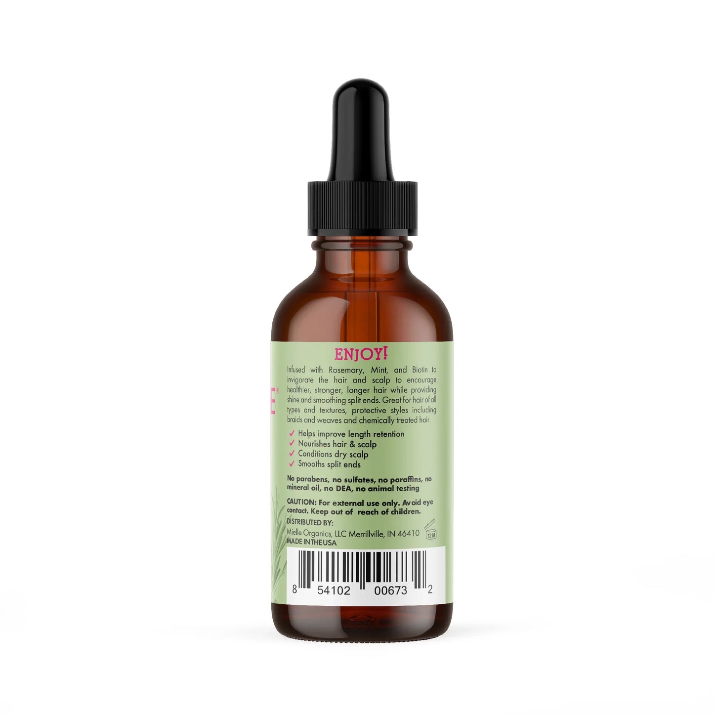 Aceite fortalecedor Mielle Organics Rosemary Mint Scalp & Hair Strengthening Oil 59ml