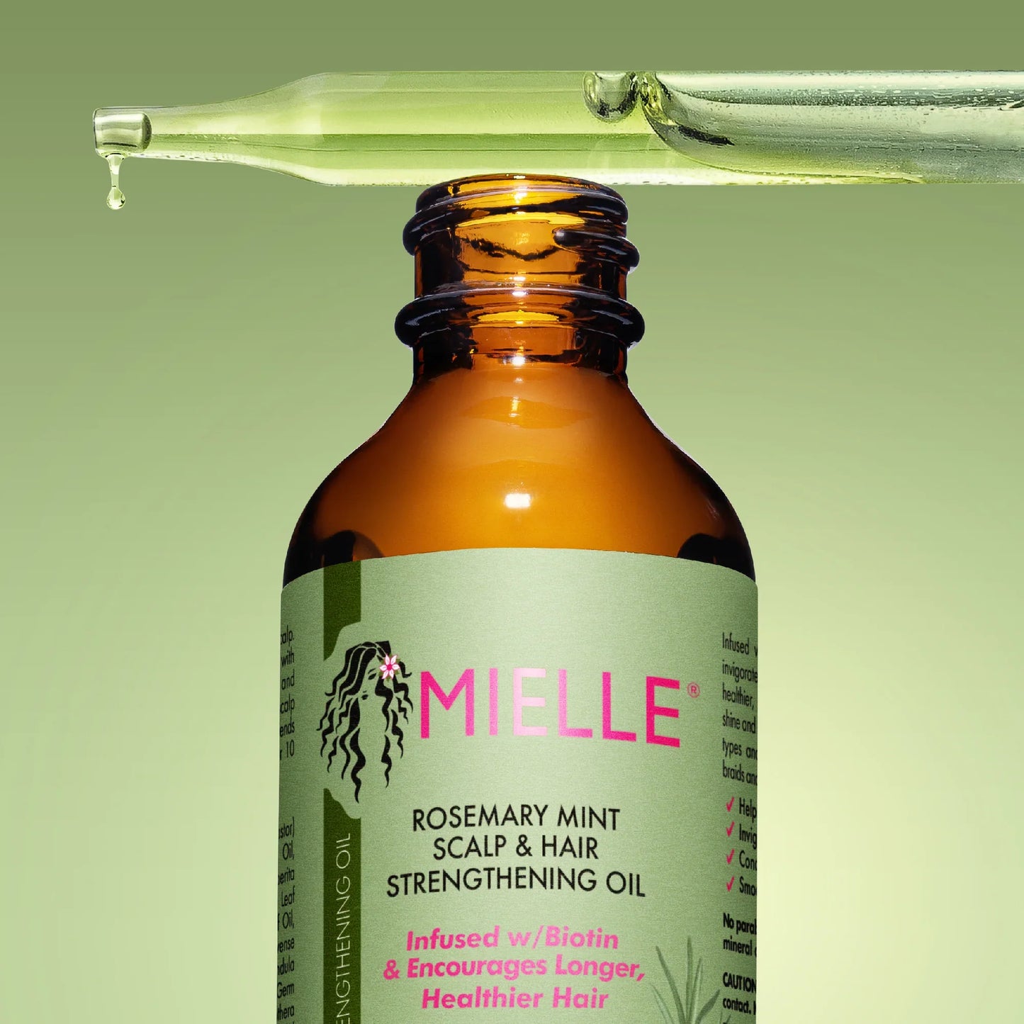 Aceite fortalecedor Mielle Organics Rosemary Mint Scalp & Hair Strengthening Oil 59ml