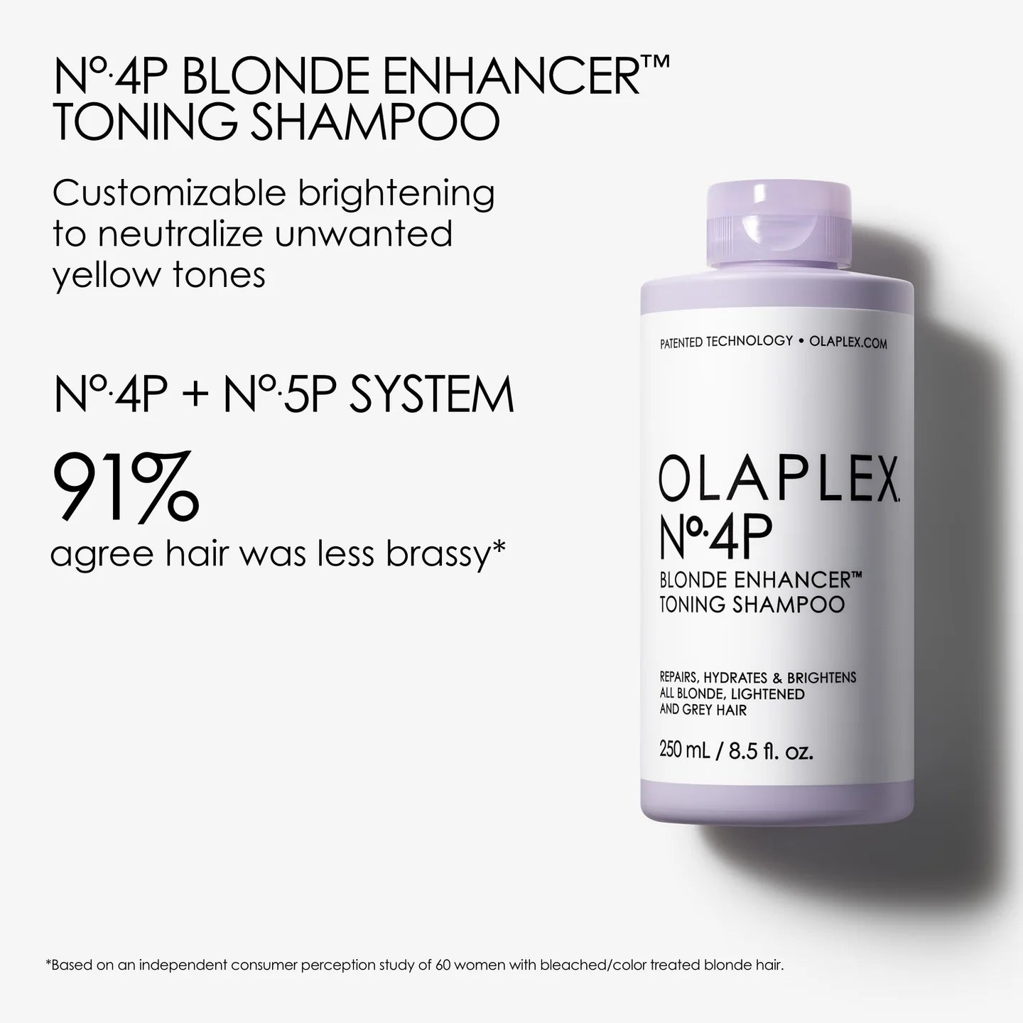 Shampoo matizante Olaplex # 4P Blonde Enhancer™ Toning Shampoo