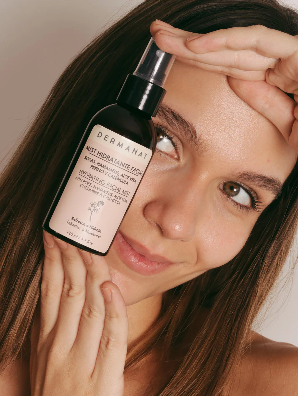 Tónico hidratante facial Dermanat Hidrating Facial Mist 120ml