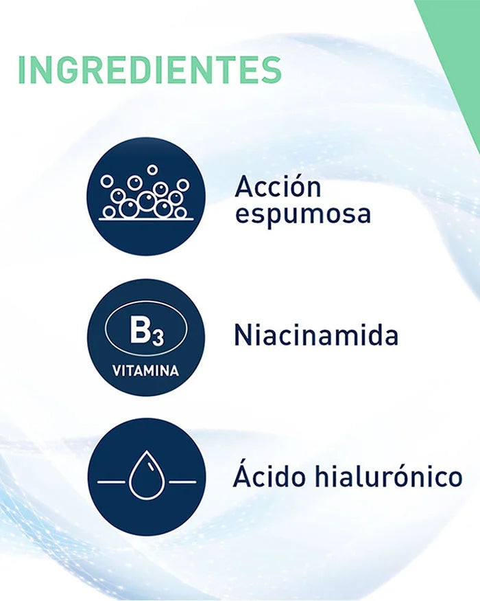 Gel limpiador espumoso para piel normal a grasa CeraVe Foaming Cleanser For Normal to Oily Skin 473ml