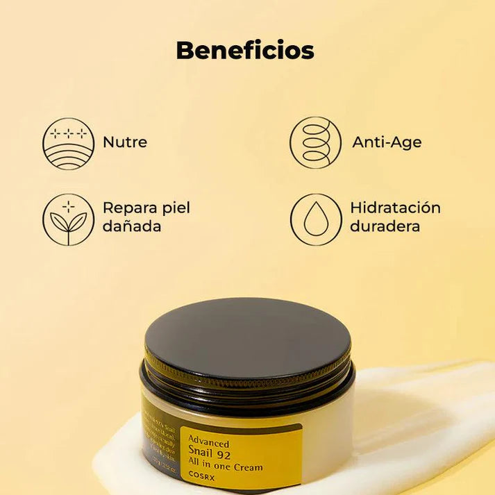 Crema hidratante de baba de caracol Cosrx Advanced Snail 92 All In One Cream 100g