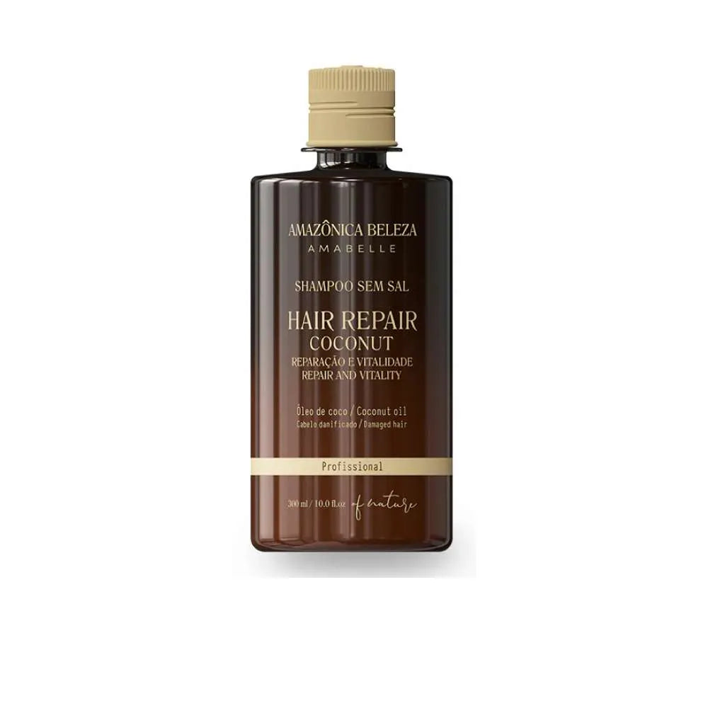 Shampoo de reparación Amazônica Beleza Hair Repair Coconut 300ml