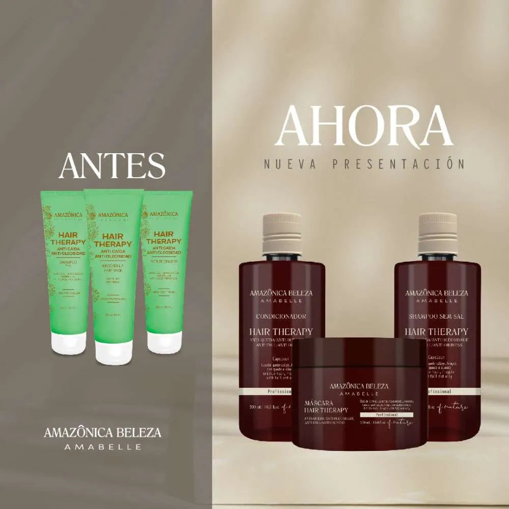 Shampoo de nutrición Amazônica Beleza Hair Therapy 300ml