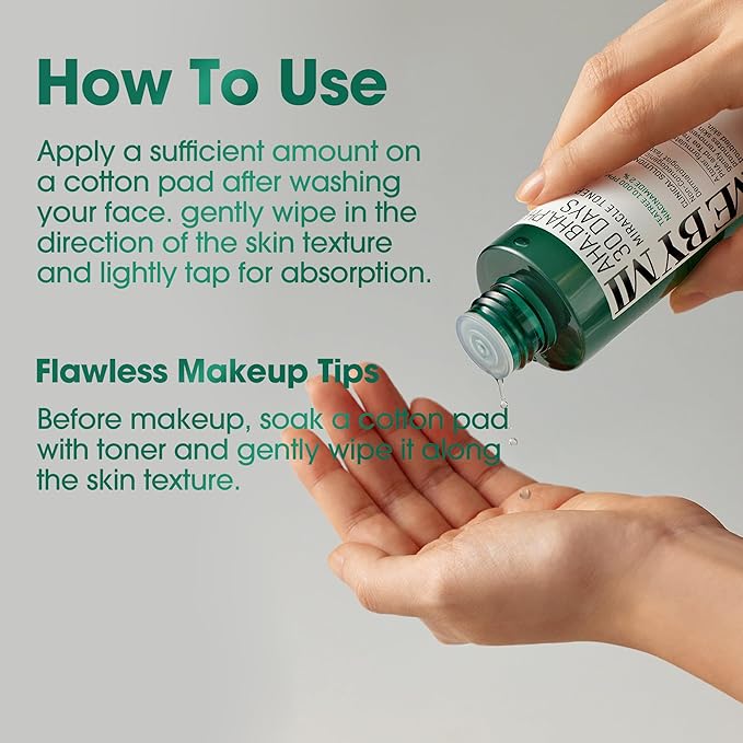 Tónico Exfoliante Suave 30 Days Miracle SOME BY MI 30-Day Miracle Toner Enhanced with AHA, BHA, and PHA