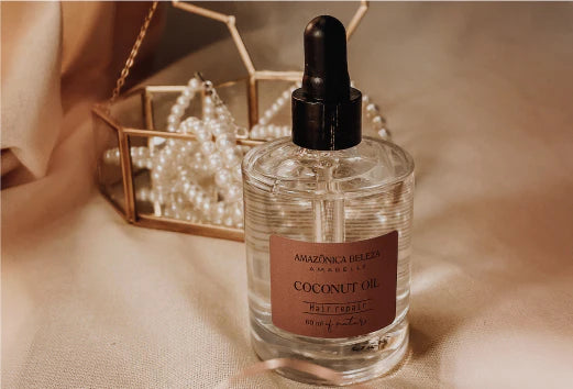 Óleo capilar de reparación Amazônica Beleza Coconut Oil Hair Repair 60ml