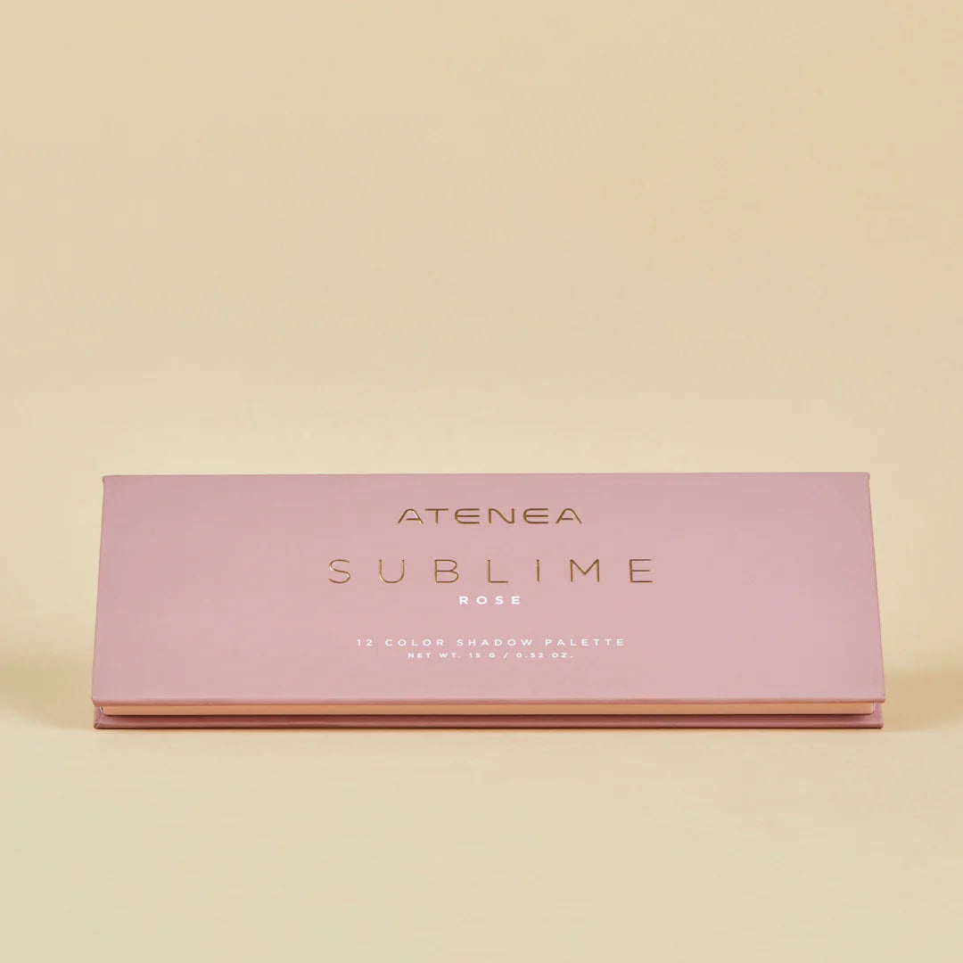 Paleta de sombras Rose 12 tonos Sublime Atenea