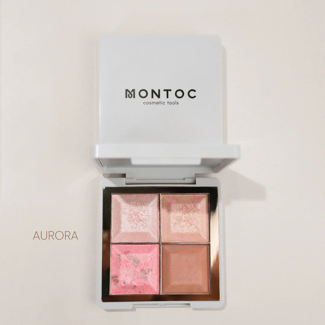 Paleta de rubor, contorno e iluminador Montoc Light Set