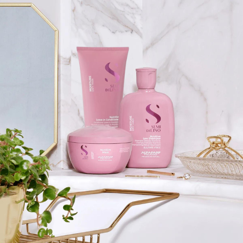 Kit Nutrición Profunda Alfaparf Milano Semi Di Lino Moisture Dry Hair