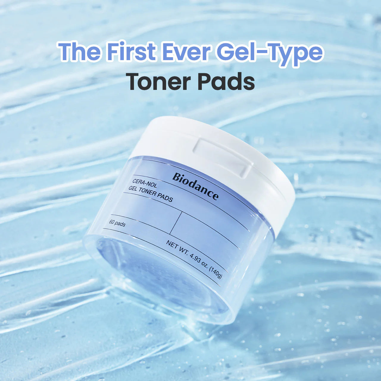 Pads de Tónico en Gel con Cera-nol Biodance Cera-nol Gel Toner Pad 60uds