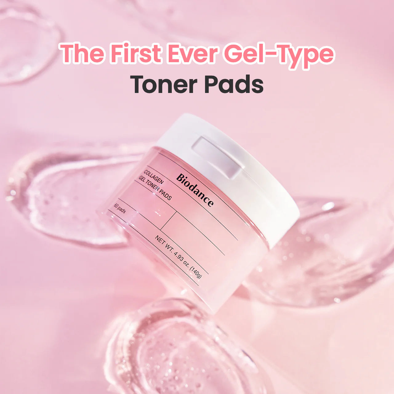 Pads de tónico en gel con Colágeno Biodance Collagen Gel Toner Pad 60 uds