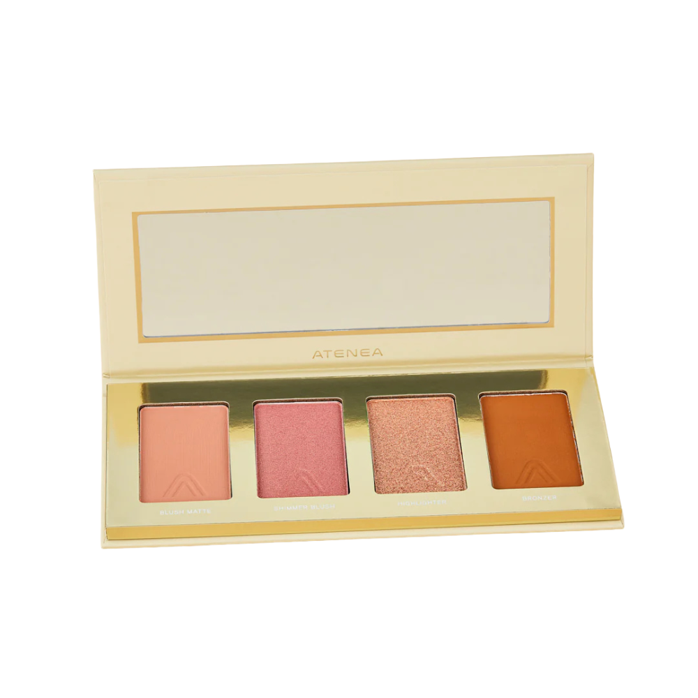 Paleta Facial Essential rubor, iluminador y contorno Atenea Essential