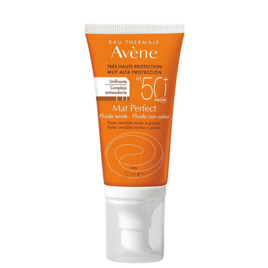 Protector solar con color Avène Mat Perfect Fluide Teinté 50ml