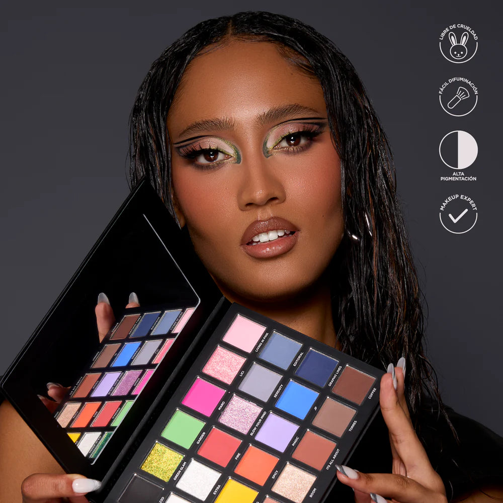 Paleta de sombras Atenea X Ferrazo: Discover your Editorial Side