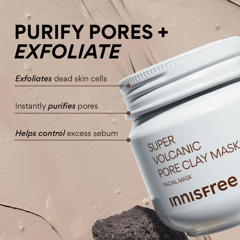 Mascarilla de arcilla Innisfree Super Volcanic Pore Clay Mask 100ml