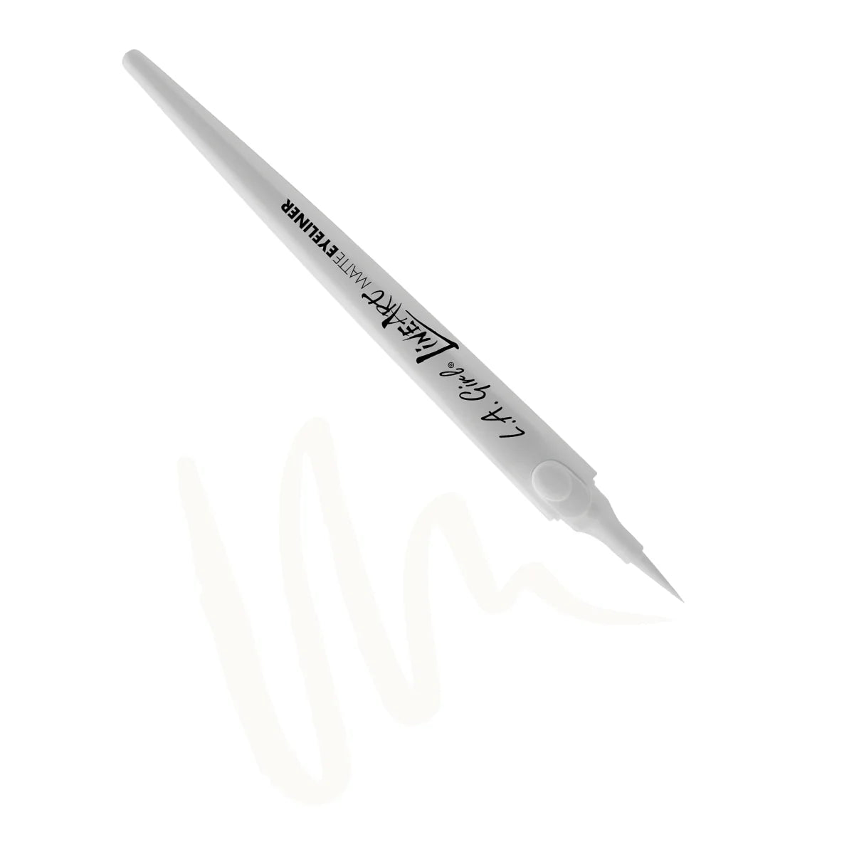 Delineador en plumón mate blanco L.A Girl Line Art Matte Eyeliner Pen Pure White