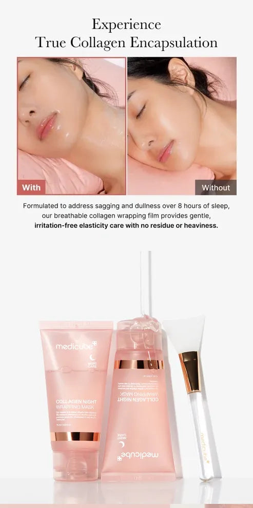 Mascarilla nocturna con colágeno Medicube Collagen Night Wrapping Mask 75ml