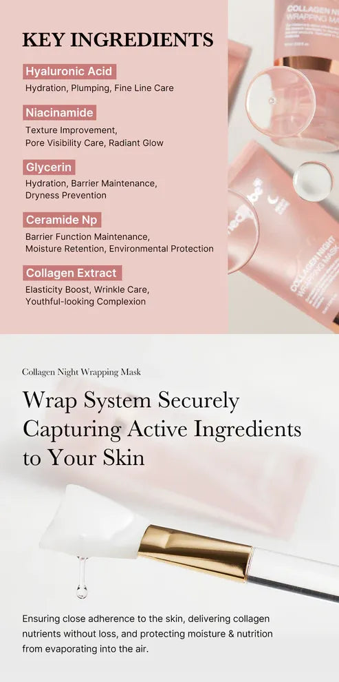 Mascarilla nocturna con colágeno Medicube Collagen Night Wrapping Mask 75ml