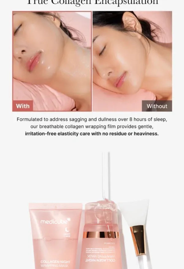 Mascarilla nocturna con colágeno Medicube Collagen Night Wrapping Mask 75ml