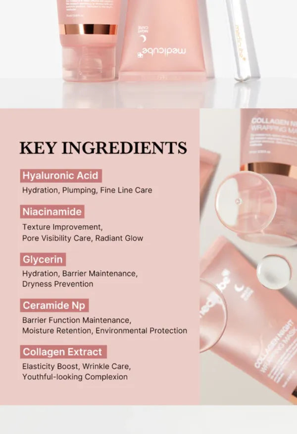 Mascarilla nocturna con colágeno Medicube Collagen Night Wrapping Mask 75ml