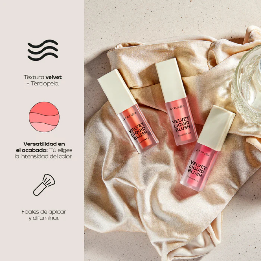 Rubor liquido Atenea Velvet Collection