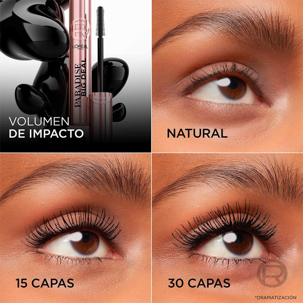 Pestañina L’Oréal Paris Paradise Big Deal Lavable
