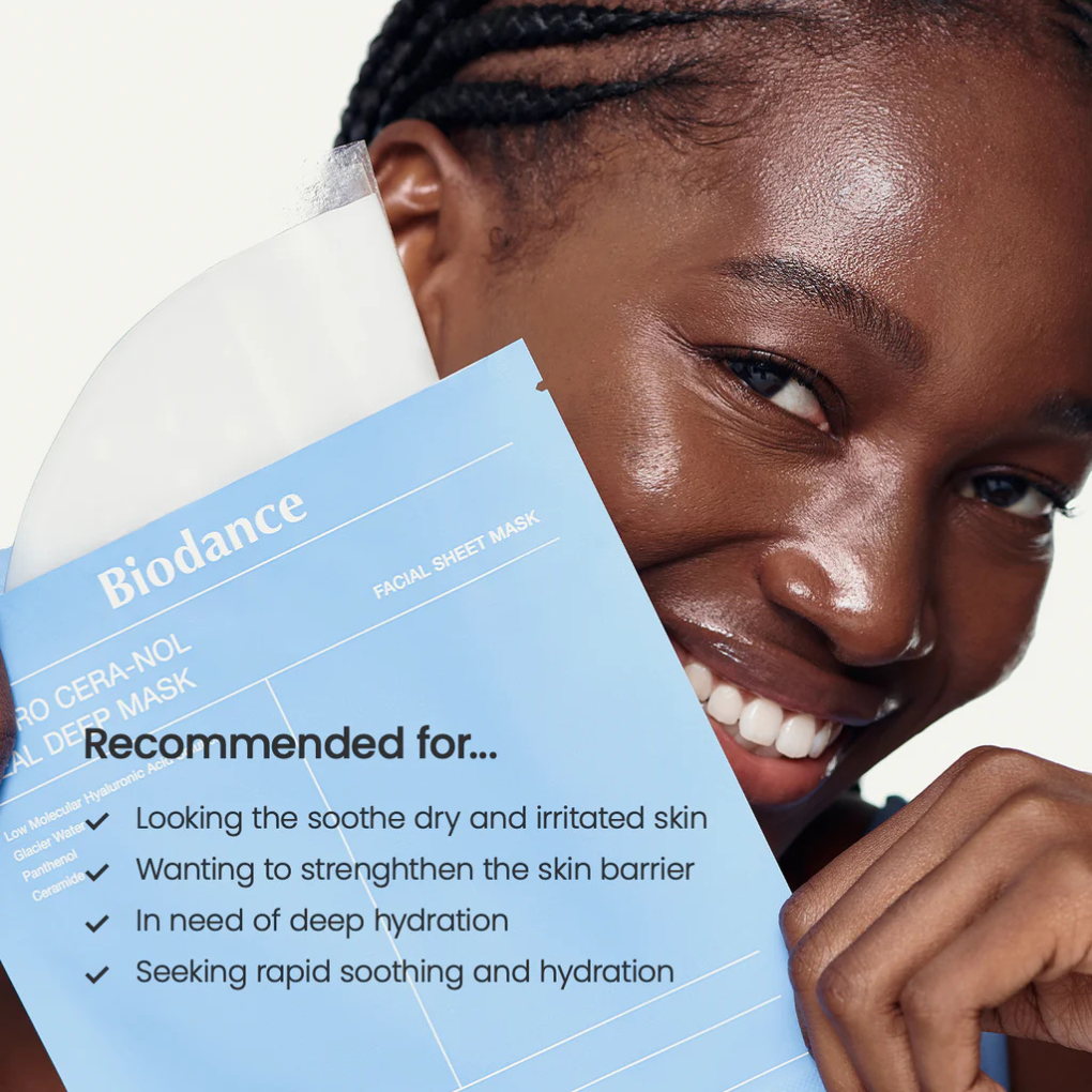 Mascarilla hidratante profunda Biodance Hydro Cera-nol Real Deep Mask 1pz