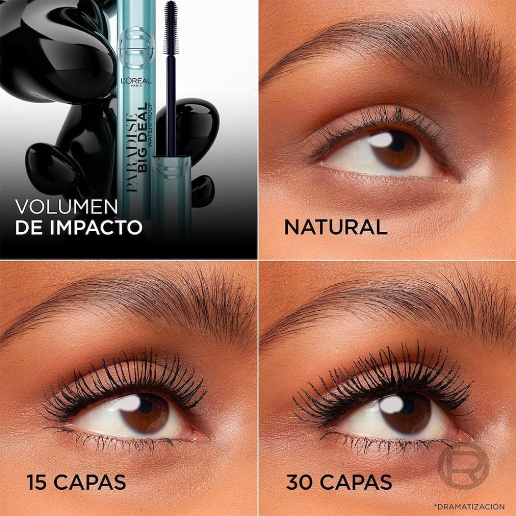 Pestañina L’Oréal Paris Paradise Big Deal Waterproof