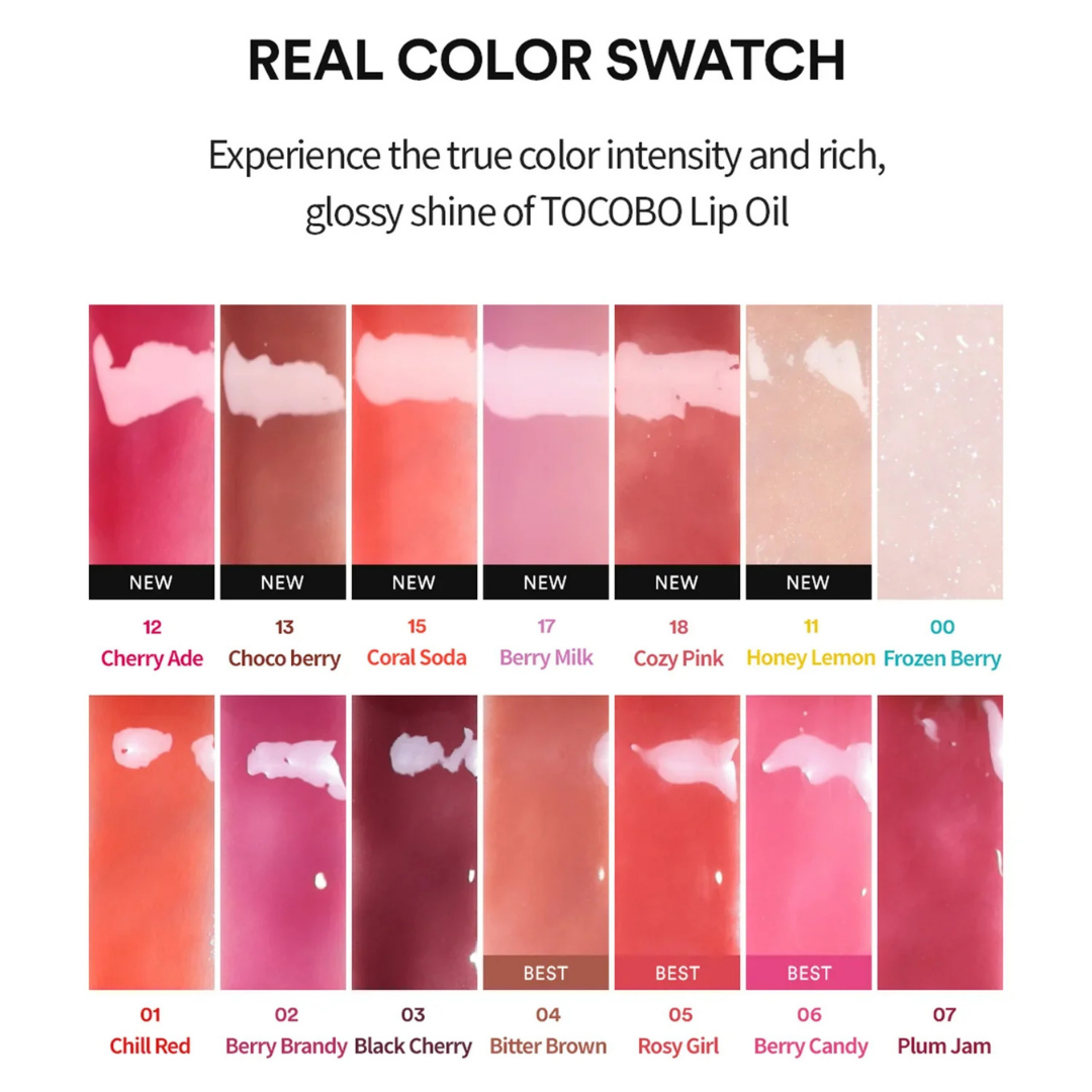 Aceite labial voluminizador Tocobo Juicy Berry Plumping Lip Oil 3.5g