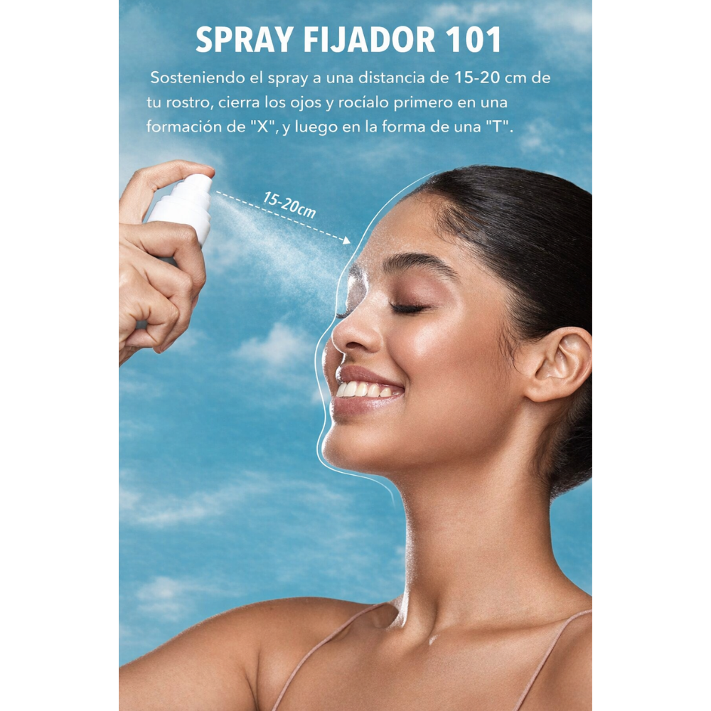 Spray fijador de maquillaje hidratante Sheglam Press Refresh 55 ml