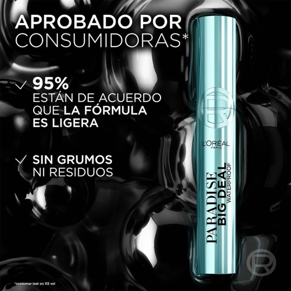 Pestañina L’Oréal Paris Paradise Big Deal Waterproof