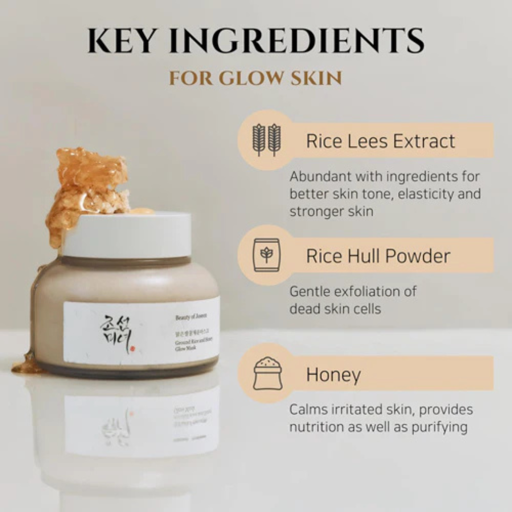 Mascarilla Iluminadora con Arroz y Miel Beauty of Joseon Ground Rice and Honey Glow Mask 150ml