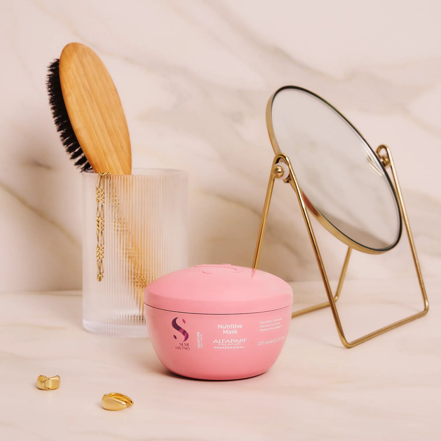 Kit Nutrición Profunda Alfaparf Milano Semi Di Lino Moisture Dry Hair