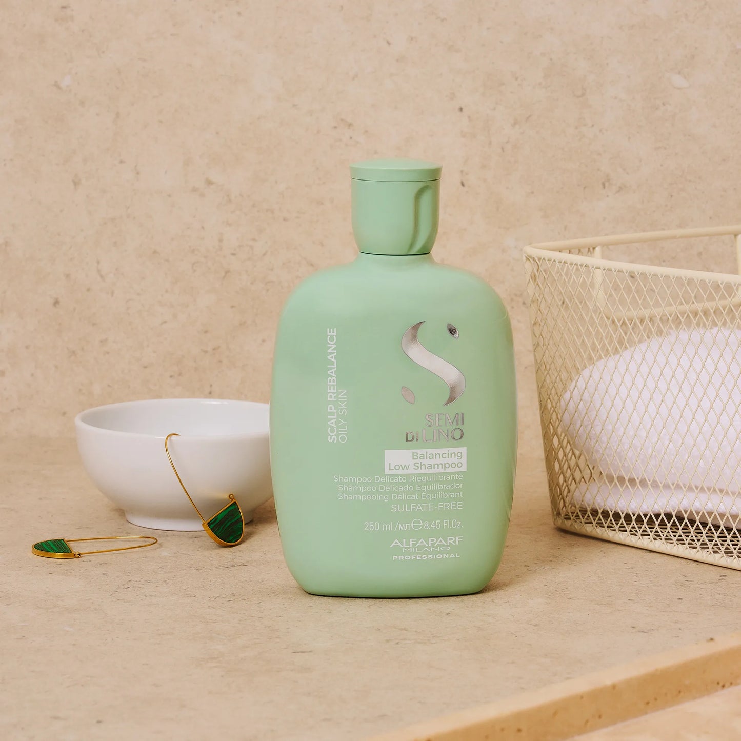 Shampoo para cabello graso Alfaparf Milano Balancing Low Shampoo 250ml