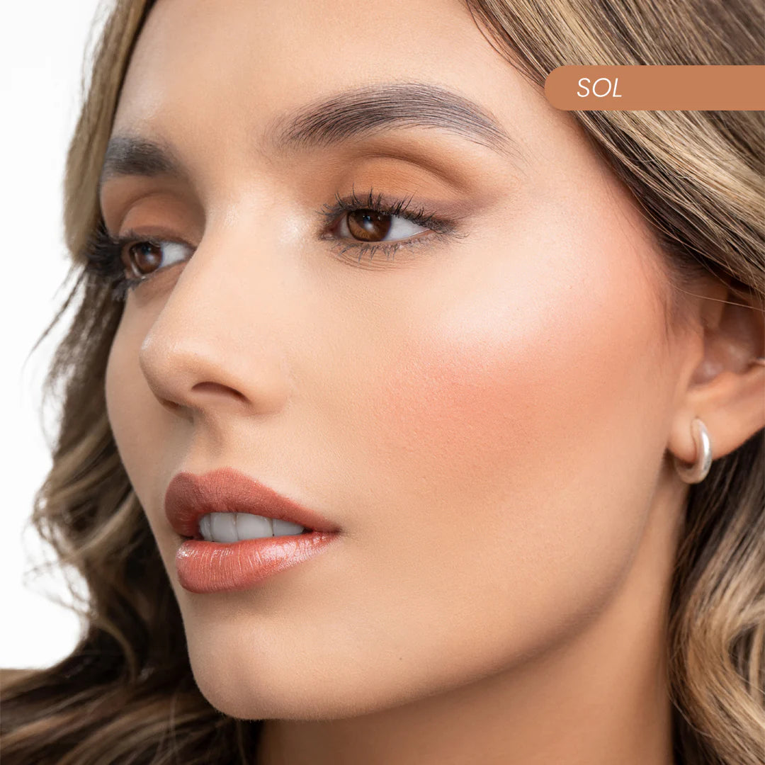 Paleta de rubores, bronceadores e iluminadores Montoc Light Set Face Palette 8T