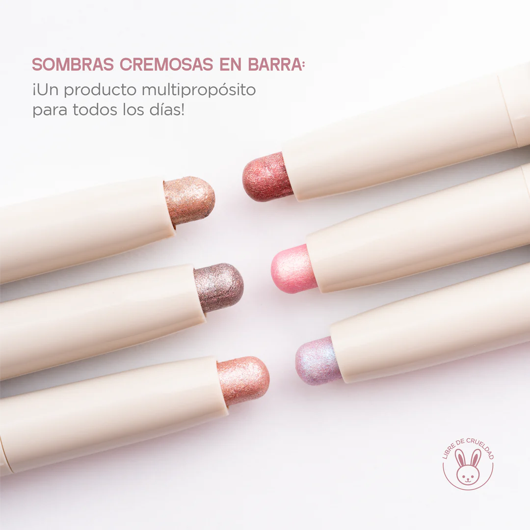 Sombras cremosas en barra Atenea