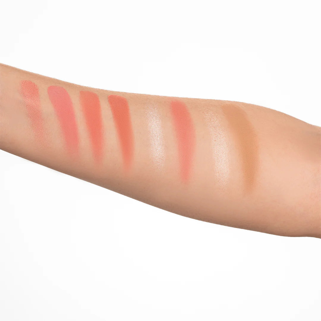 Paleta de rubores, bronceadores e iluminadores Montoc Light Set Face Palette 8T