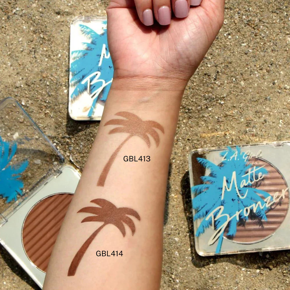 Bronzer en polvo mate L.A. Girl Bronzer Matte Lost In Paradise