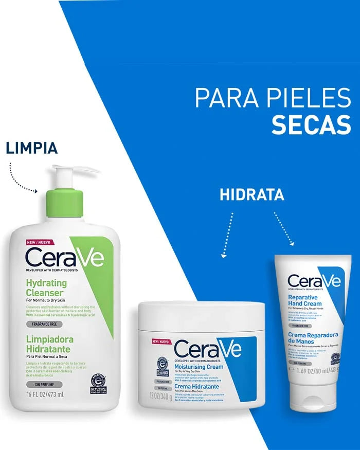 Crema hidratante para piel seca a muy seca CeraVe Moisturising Cream For Dry To Very Dry Skin 454g