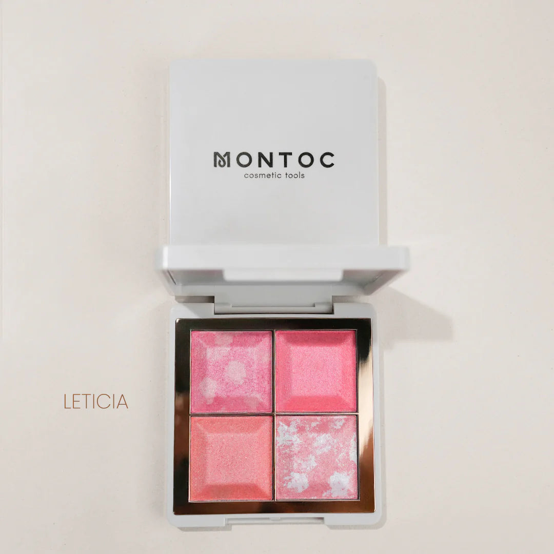 Paleta de rubor, contorno e iluminador Montoc Light Set