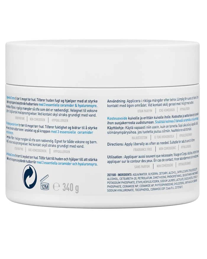 Crema hidratante para piel seca a muy seca CeraVe Moisturising Cream For Dry To Very Dry Skin 454g