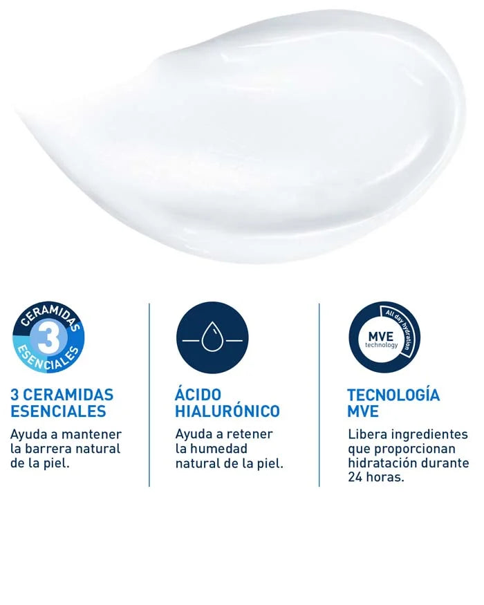 Crema hidratante para piel seca a muy seca CeraVe Moisturising Cream For Dry To Very Dry Skin 454g