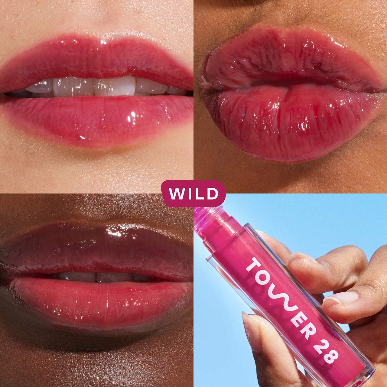 Lip Oil Tower 28 Beauty ShineOn Lip Jelly Hydrating Non-Sticky Lip Oil